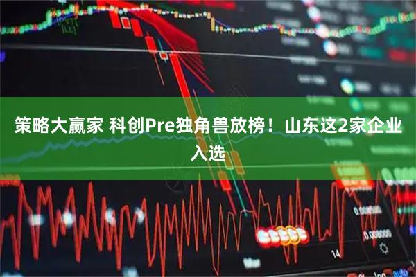 策略大赢家 科创Pre独角兽放榜！山东这2家企业入选